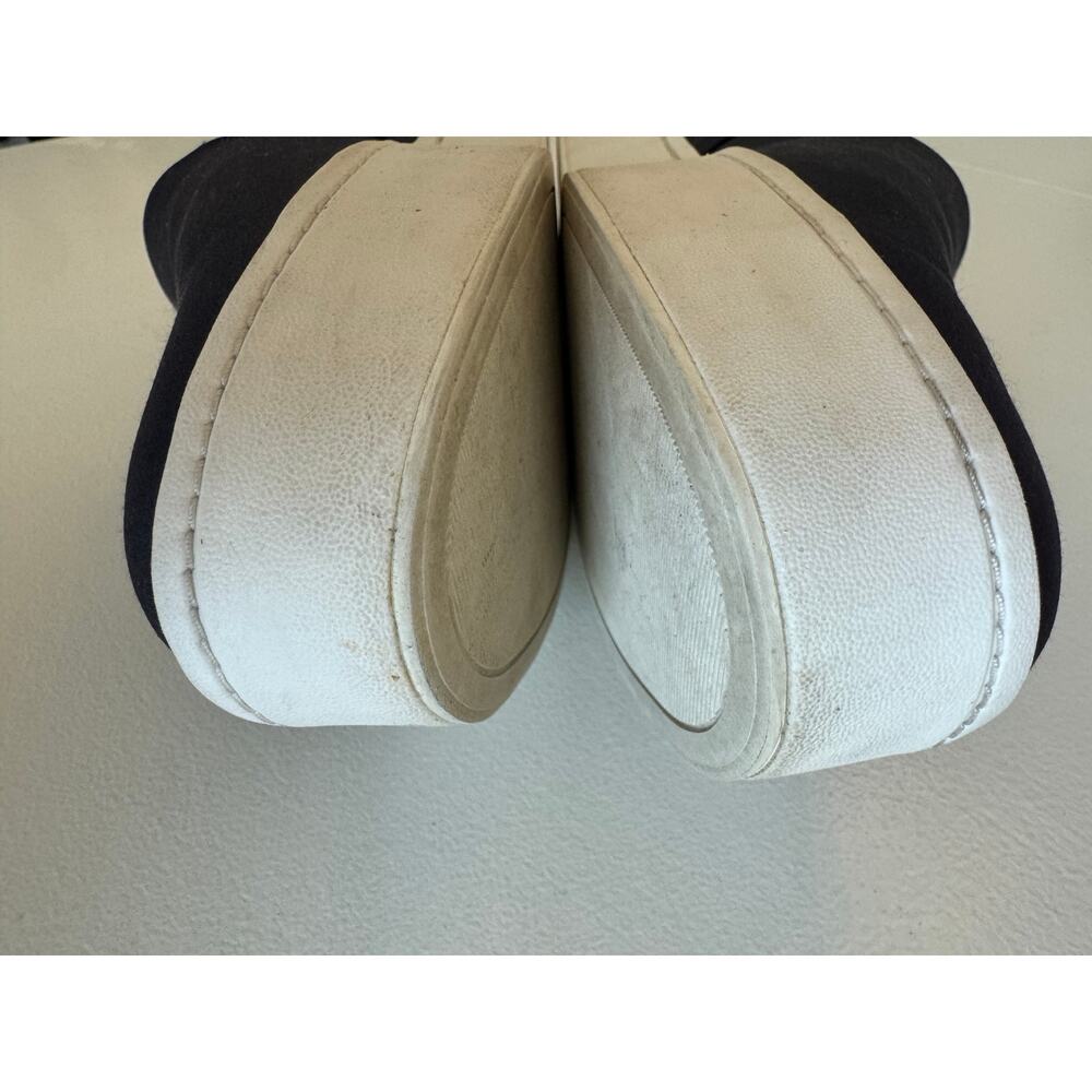 Vince Shoes Warren Royal Blue Satin Platform Slip On Sneakers Loafers Size 9.5 - Picture 4 of 9